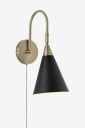 Ellos Home   Vegglampe Dario   Svart