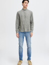 Casual Friday Cfanton Bd Ls Linen Shirt - Grey - S
