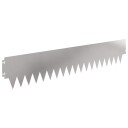 vidaXL Gjerdekant 20 pcs 103 x 20 cm metall Sølv