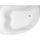 Westerbergs Badekar Ocean 170R Duo Asymmetrisk Høyre Akryl Hvit 1700x1255mm