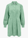 Vila Cordu Long Sleeve Shirt Dress Grønn 34