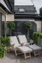 Diyti Narrow Stripe Solsengpute 50x186 cm Grå