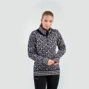 Devold Unisex Svalbard Wool Zip Neck L , Night