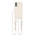 Tech Protect MagNecklace MagSafe Case with Lanyard for iPhone 16 Beige