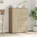  Skjenk sonoma eik 60x31x84 cm konstruert tre 8721012494107