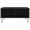 vidaXL Salongbord svart 60x60x30 cm konstruert tre