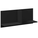  Veggskap 70x16,5x30 cm svart konstruert tre 8721158391391