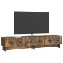  TV skap med skuff Røkt Eik 147 x 34,5 x 30 cm Konstruert tre