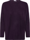 Davida Cashmere Curved Sweater   PLUM   S