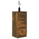 vidaXL Skjenk røkt eik 30x30x70 cm konstruert tre