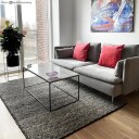 Ullteppe   Avafors Wool Bubble grå Størrelse: 70 x 140 cm