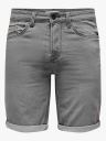 Only & Sons PLY Jog Denim Shorts Grå XL