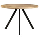 vidaXL Spisebord 110x75 cm heltre mango
