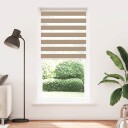  Sebragardin sandbrun 95x230 cm stoff bredde 90,9 polyester