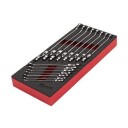 Milwaukee 4932479829 Steel Storage Skrallenøkkelsett 15 deler, Håndverktøy