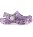 Crocs Classic Chunky Glitter Clog T   Purple   22/23