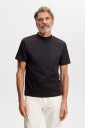 J. Lindeberg Ace Mock Neck T Shirt Black M