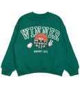 The New Alpine Green Paul Oversize Collegegenser 7-8 år