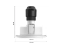 Philips Hue Adore innfelt spotlys 4.2W GU10 hvit 3 pk