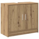 vaskeskap Eik 63x29x55 cm Konstruert tre
