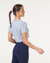 LEVITY Elemental Crop Tee Blue Dusty - S