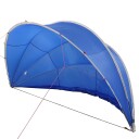 vidaXL Poolkuppel Blå 472 x 460 x 229 cm 185T polyester med PU-belegg