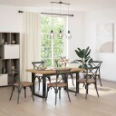  Spisebord NOAIN U-formede ben 160x90x75 cm heltre furu 8721158503268