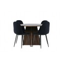 Spisegruppe Venture Home Bootcut Ø110 med 4 stk Polar Stoler Teddy