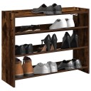  Skohylle røkt eik 80x25x61,5 cm konstruert tre 8721158649492