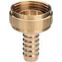 1/2 x 3/8 x 3/4" slangekobling i rødgods
