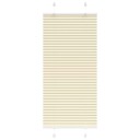  plisségardin krem 60x150 cm Stoff Bredde 59,4 Polyester
