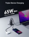 Anker 735 3-port 65W USB-lader Svart