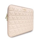 Guess 13" Rosa Quiltet Laptopveske - Universelt Etui Gucs13qlpk