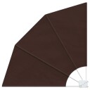 vidaXL Balkong privat skjerm 160 x 160 cm Polyester Brun