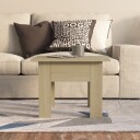 vidaXL Salongbord sonoma eik 55x55x42 cm sponplate