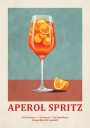 Aperol Spritz Cocktail Recipe Plakat Plakat / 21x30cm