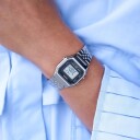Casio Dameklokke LA680WEA 1EF Collection LCD/Stål 33.5x28.6 mm