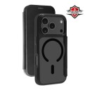 X2O Mag Wallet Deksel til iPhone 17 Pro - Svart Premium Lommebokdeksel