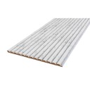 Akustikkpanel Fibrotech Stone 244 Hvit, Marble white Stone