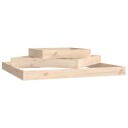 vidaXL Plantekasse 112x112x27 cm heltre furu