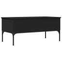  Salongbord svart 100x50x45 cm konstruert tre og metall 8721012479500