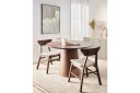 Sett med 2 spisestuestoler Hopkins - Brun, Beige