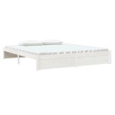vidaXL Sengeramme hvit heltre 180x200 cm 6FT Super King
