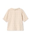 Fliink Blooming Bluse Sandshell (116 / 6 år)