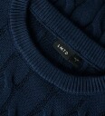 LMTD Nlmnaible Ls O Neck Knit   Navy   158 164