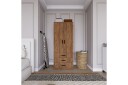 Haaken Garderobe 60x174,8 cm - Brun