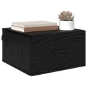 Nattbordskap 2 pcs Svart eik 35 x 35 x 20 cm Konstruert tre