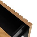 Nattbord HOME4YOU Hampton 50x40x55 cm melamin med eikebark - eikebark