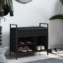  Skobenk svart 65,5x32x57,5 cm konstruert tre
