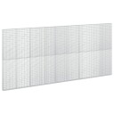 vidaXL Gabion med 5 mm tråd og 5x2,5 cm nett 450x10x200 cm